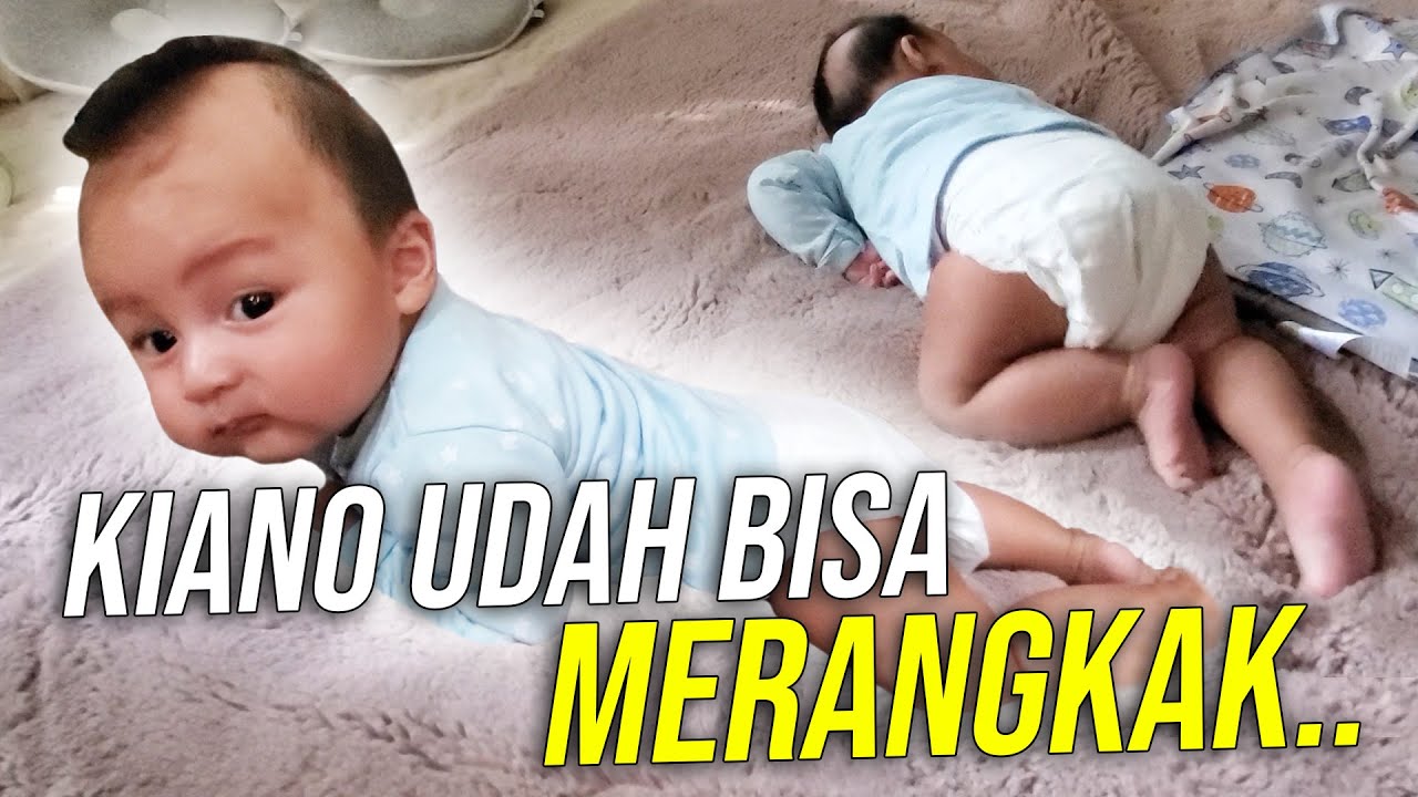 BARU 3 BULAN KIANO UDAH BISA NGERANGKAK .. ALHAMDULILAH YA ALLAH.. :)