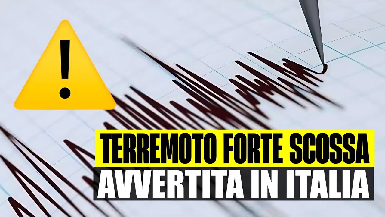 TERREMOTO FORTE SCOSSE AVVERTITA IN ITALIA: MAGNITUDO 5.5. TREMA FORTE LA TERRA