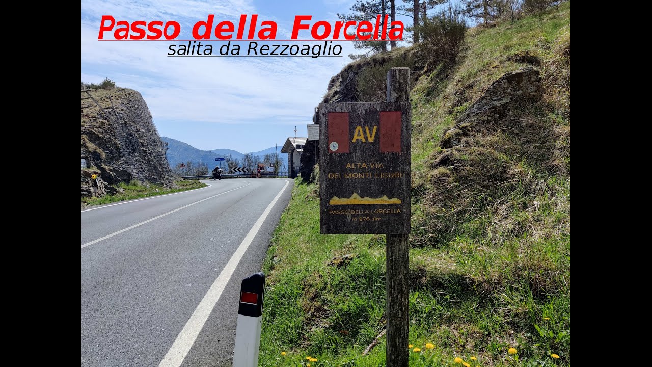 passo della forcella, salita da rezzoaglio