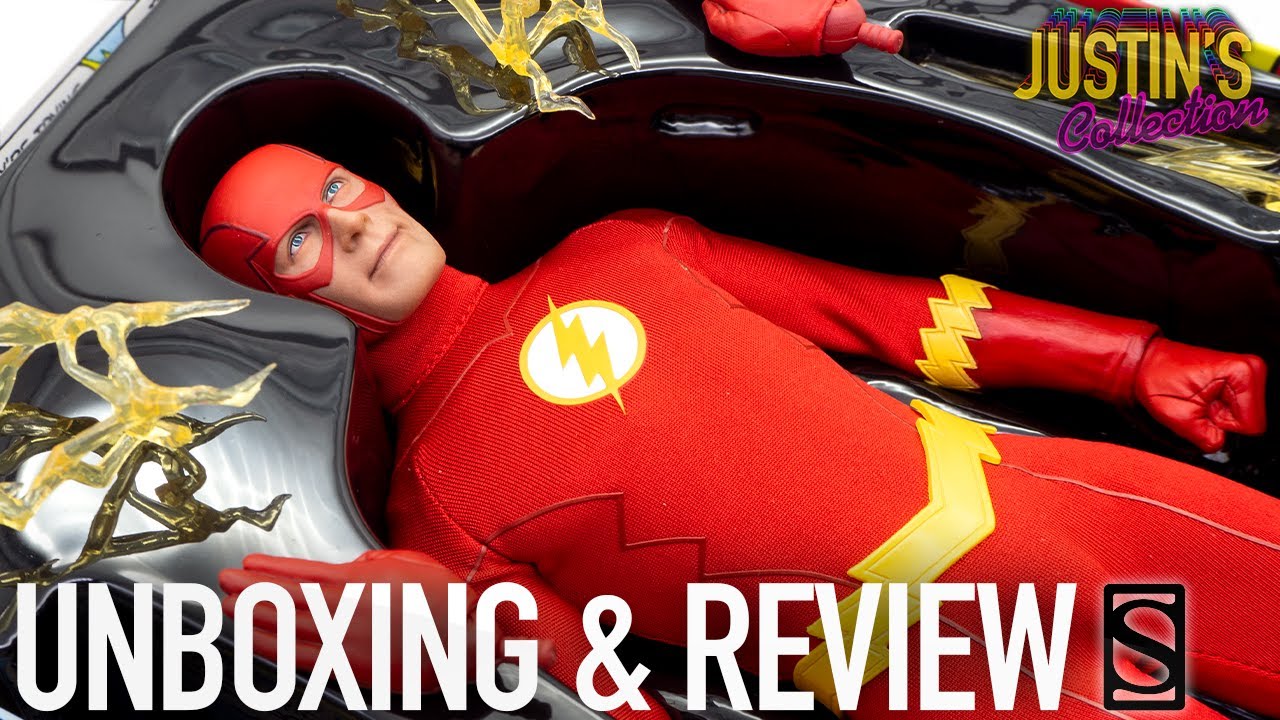 The Flash DC Comics Justice League Sideshow Collectibles Unboxing & Review