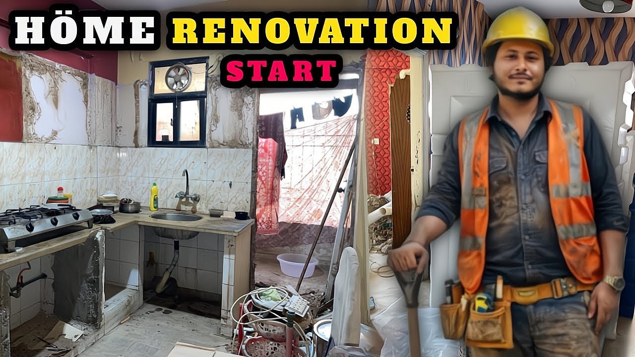 🏠HÖME RENOVATION START🪏Dust😷 Say Flu🤒 Ho Gaya 🫩Har Taraf Dhool Matti 😵😵‍💫Kam Jari Hai Mashallah 🥰🪄