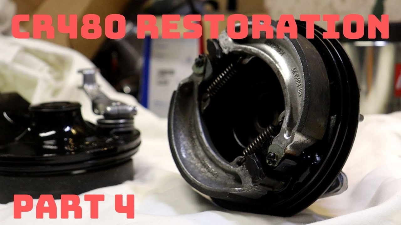 Honda CR480 Restoration [PART 4] - Frame, Seat and Brakes!