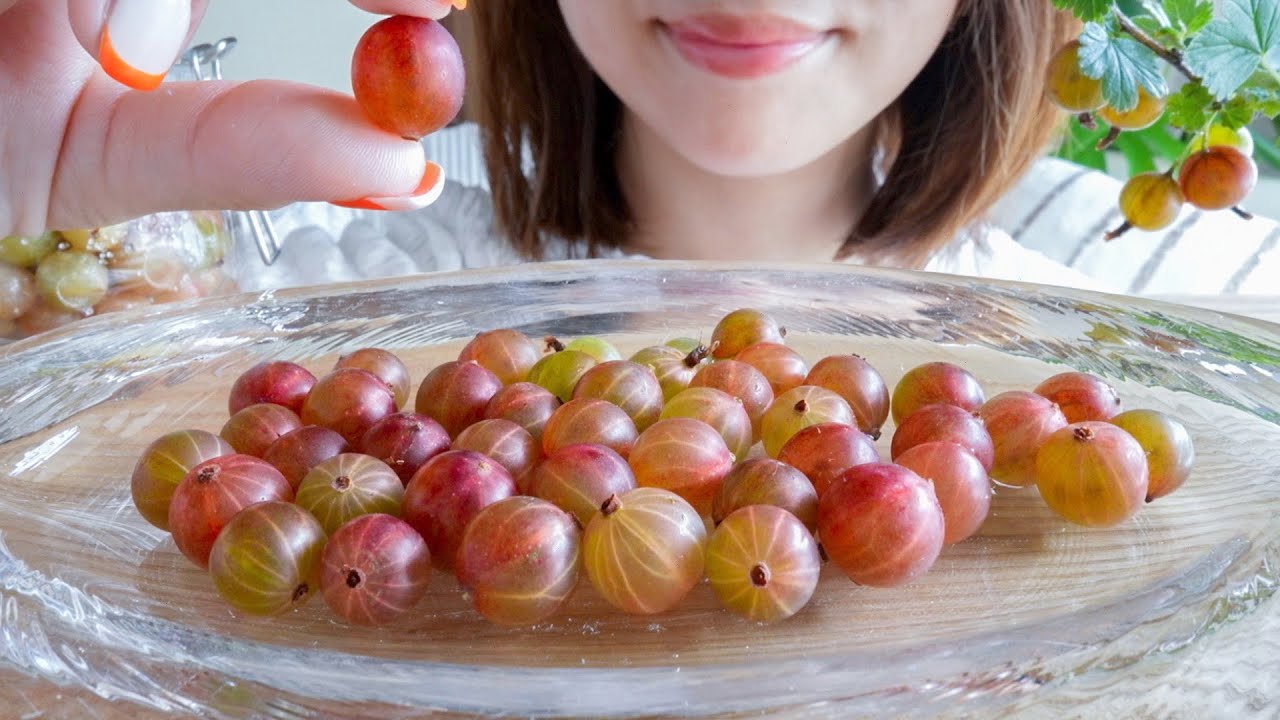 【咀嚼音】風船みたいに弾ける食感の謎フルーツ