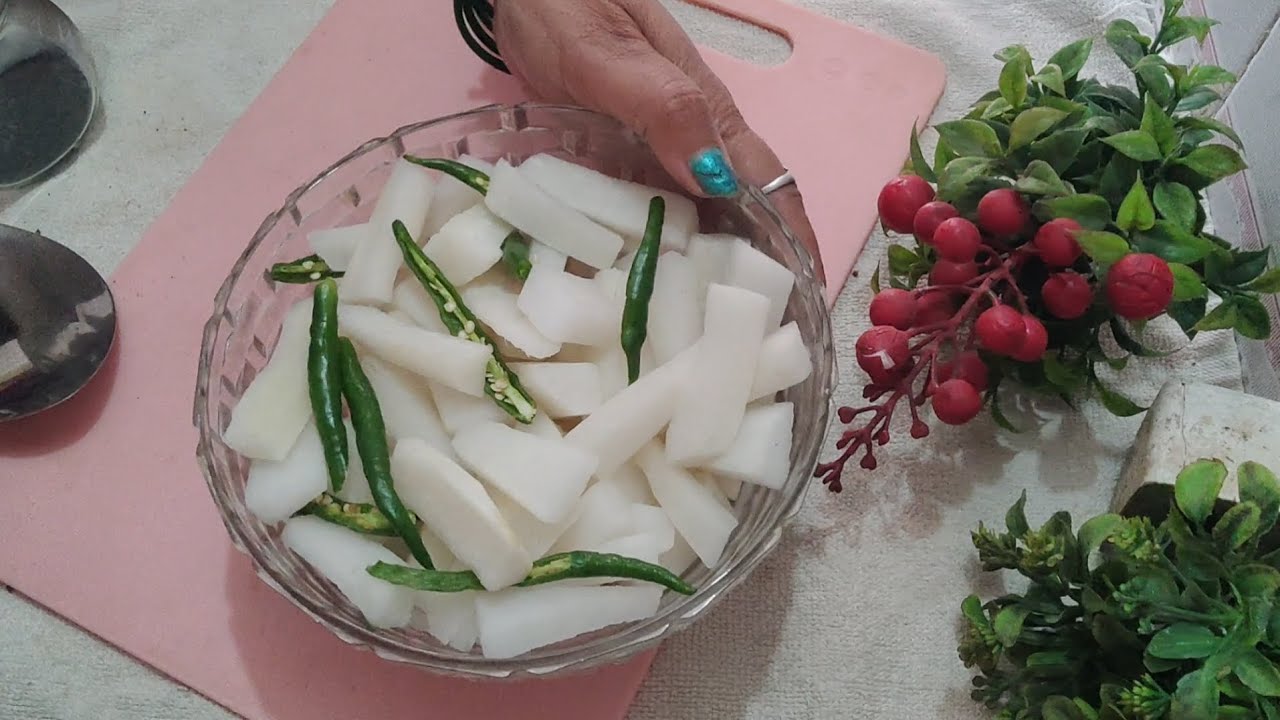 मूली का अचार बनाने की विधि/instant mooli ka Achar recipe 
