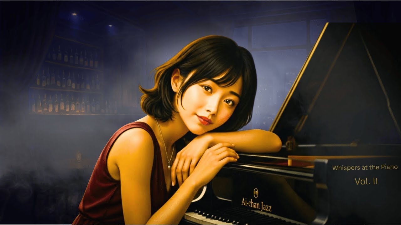 Whispers at the Piano Vol. II | Night Blues Tokyo Jazz Piano for Study, Relax & Sleep