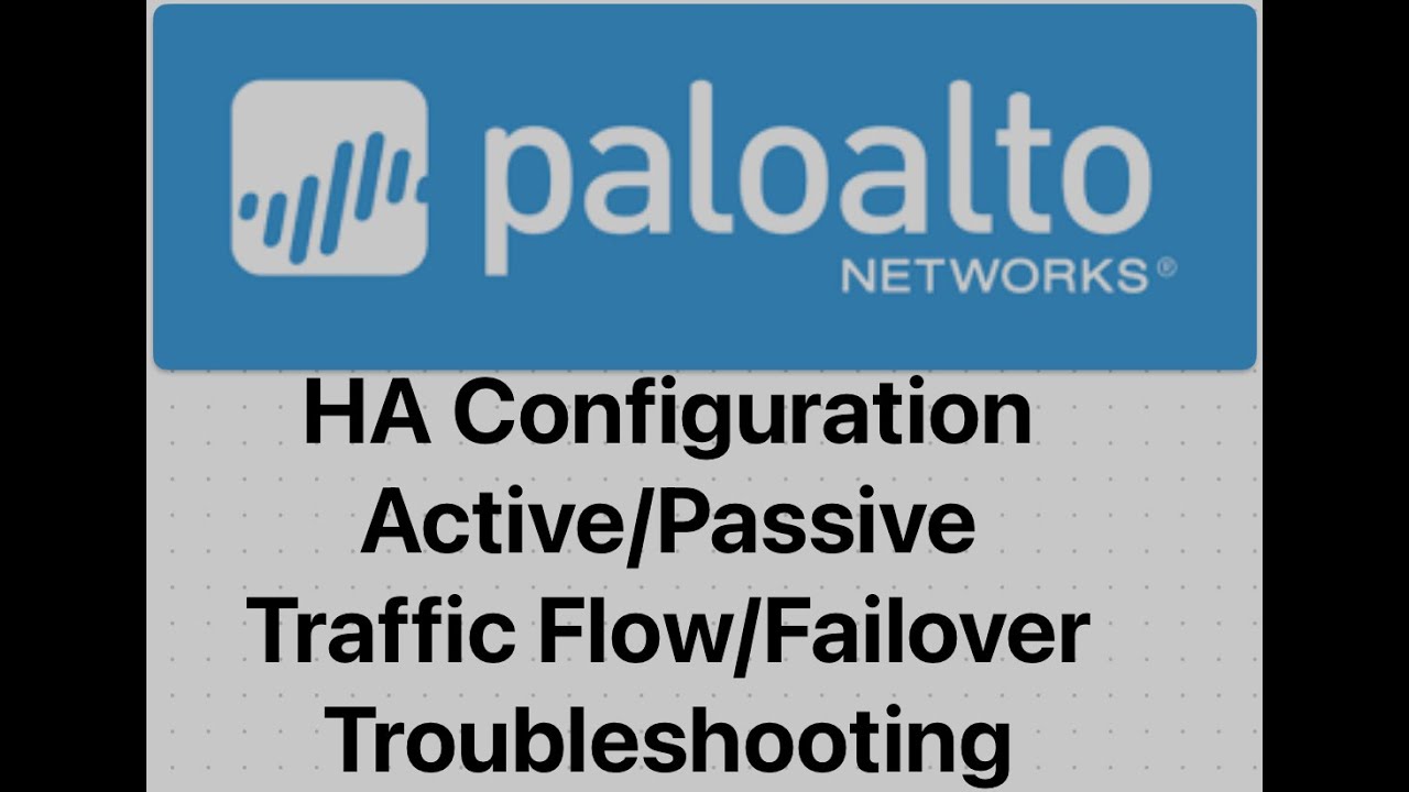 [Межсетевой экран PaloAlto] Конфигурация высокой доступности: активный/пассивный режим. Тестирова...