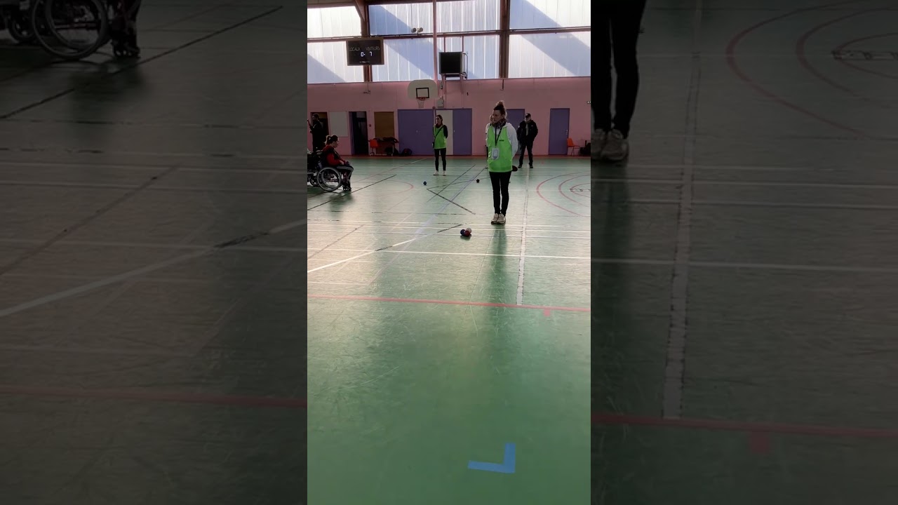 Rubrique Sport : Entrainement de BOCCIA