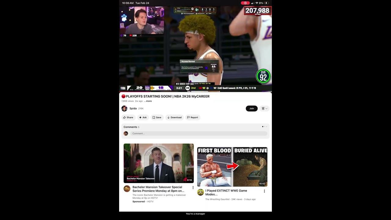 Spida’s Live Stream Part 2