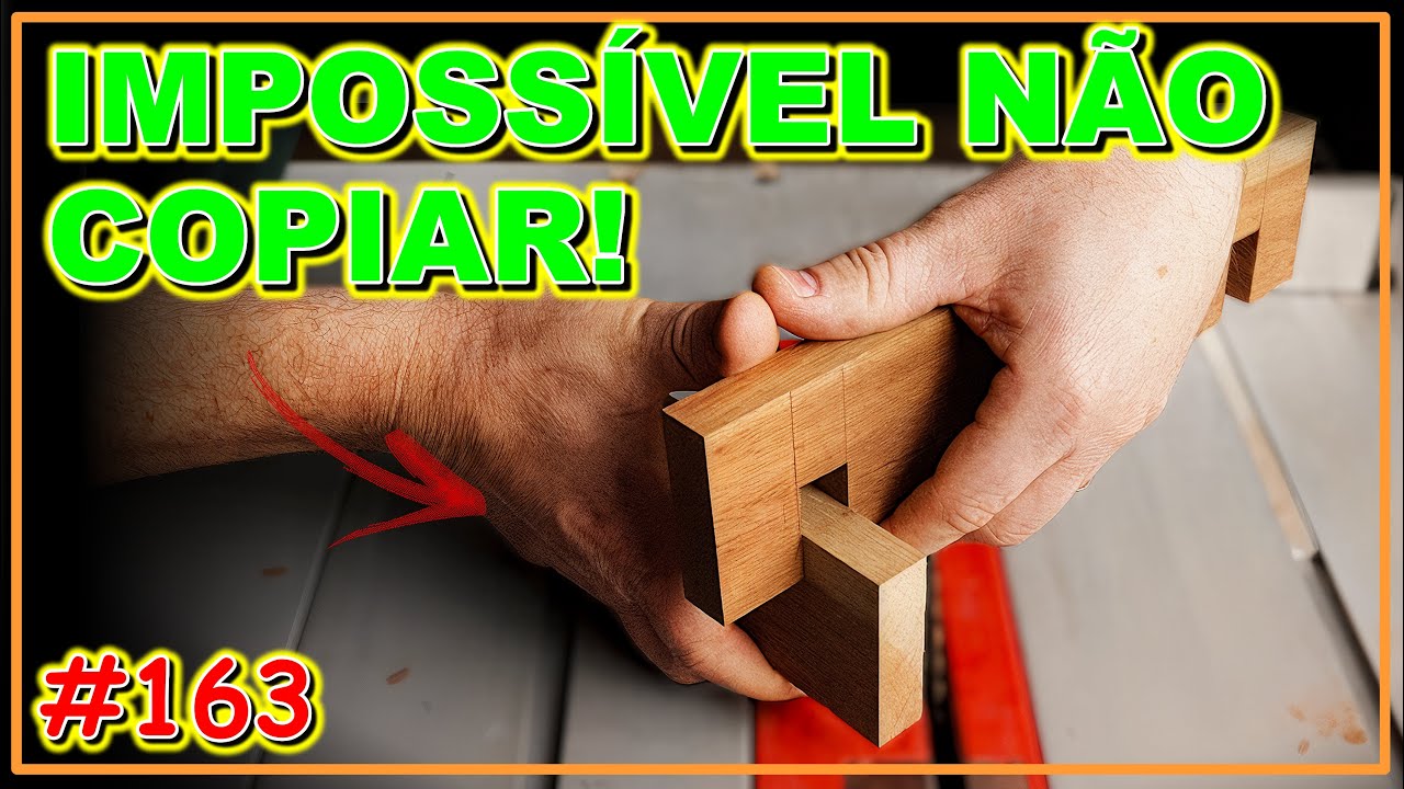 TODOS VÃO QUERER TENTAR ESSA IDEIA CRIATIVA COM MADEIRA - NÃO FIQUE DE FORA! (VÍDEO #163) #madeira