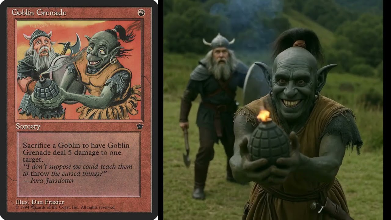 Magic the Gathering Cinematic -Fallen Empire- red cards 