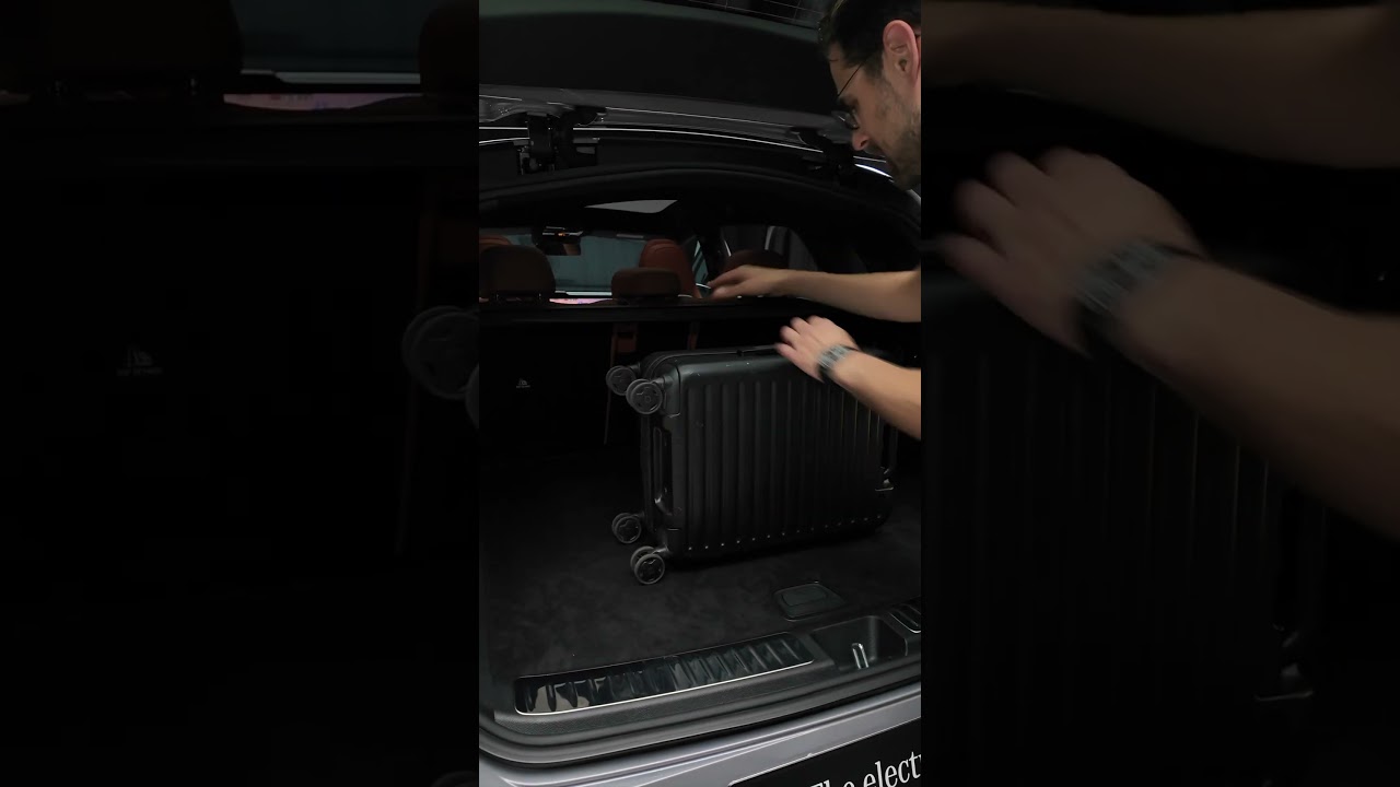 Kofferraum des neuen Mercedes GLC (2026) Elektro!