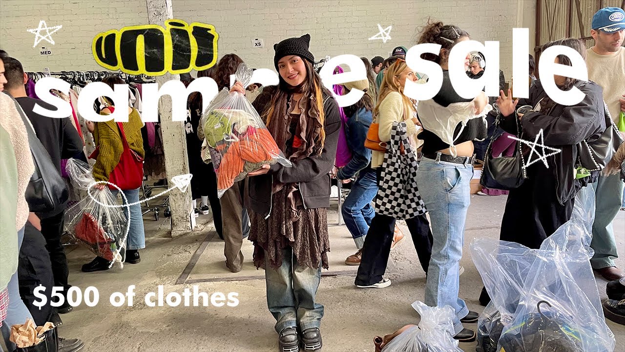 waking up at 6am for the UNIF sample sale!!!