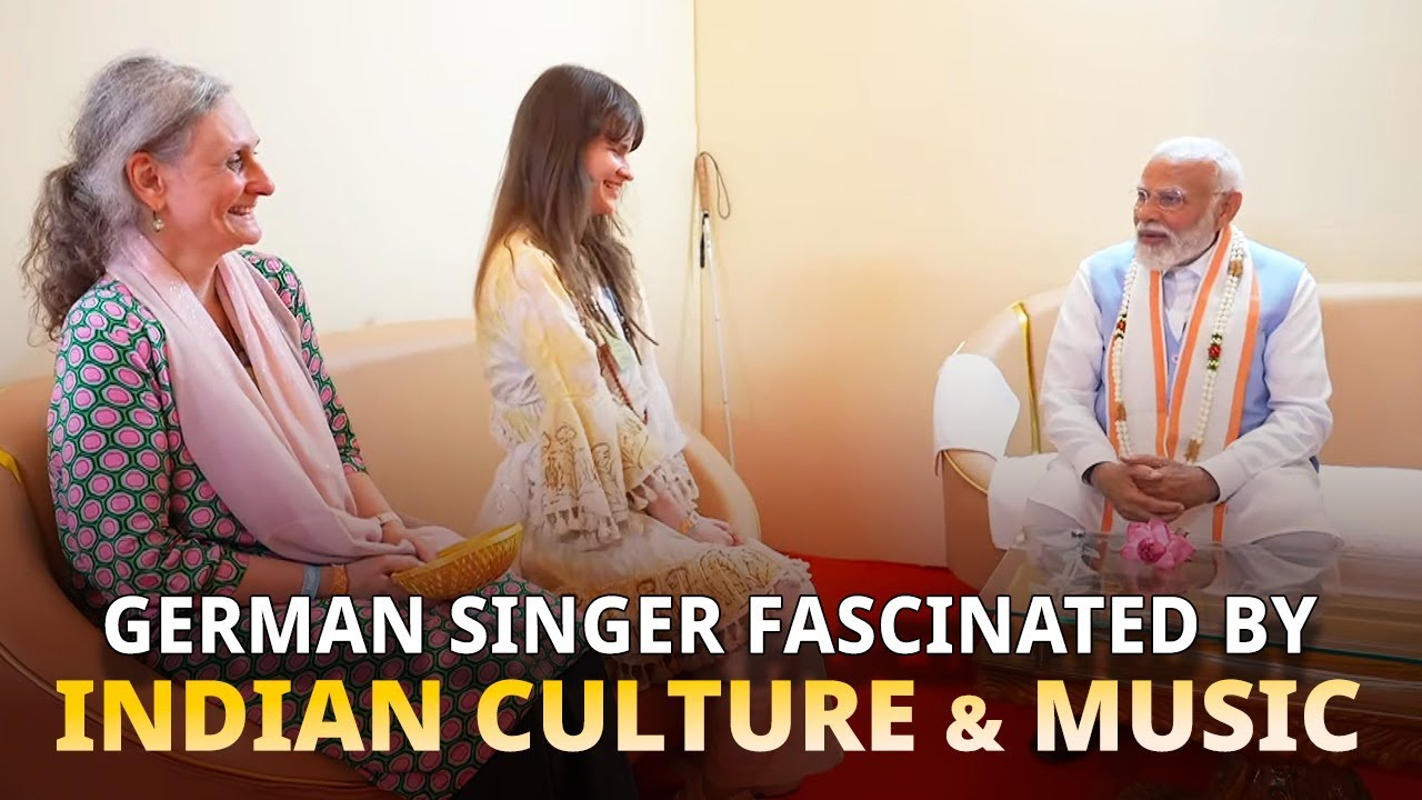 PM Modi applauds German singer Cassandra Mae's musical tribute to India's cultural tapestry