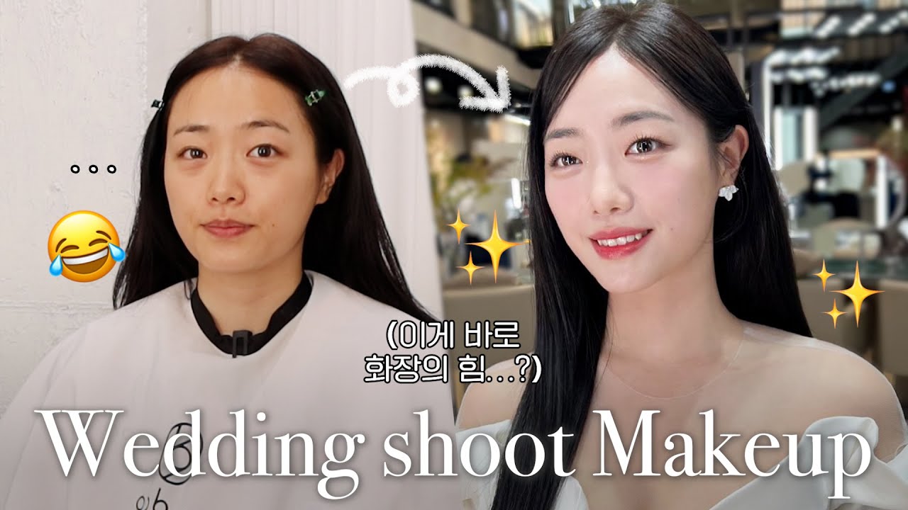 👗Макияж перед свадебной фотосессией | Салон в Гангнаме👰🏻 | Русско-корейская пара✴