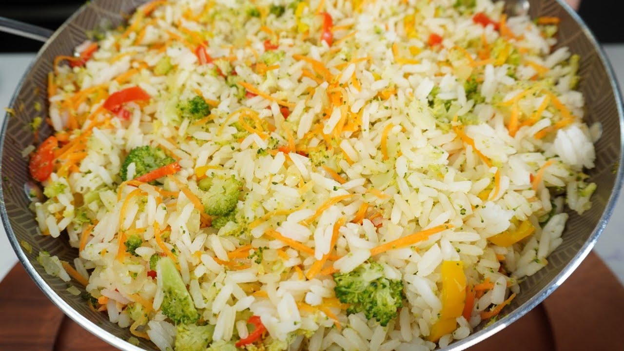 COMO PREPARAR ARROZ CON BROCOLI DIFERENTE Y MUY RICO TE VA A ENCANTAR