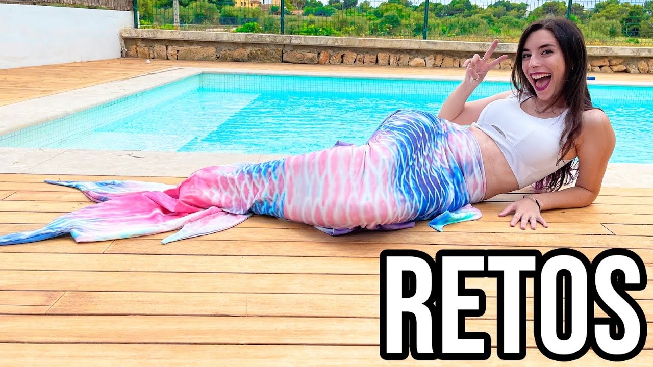 CUMPLO RETOS SIENDO SIRENA | LYNA VLOGS