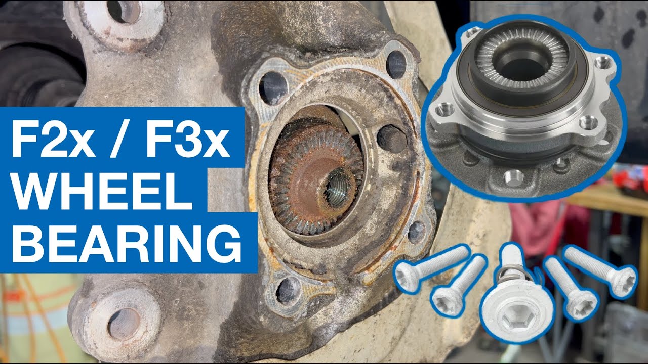 DIY BMW F2x / F3x xDrive Front Wheel Bearing Replacement