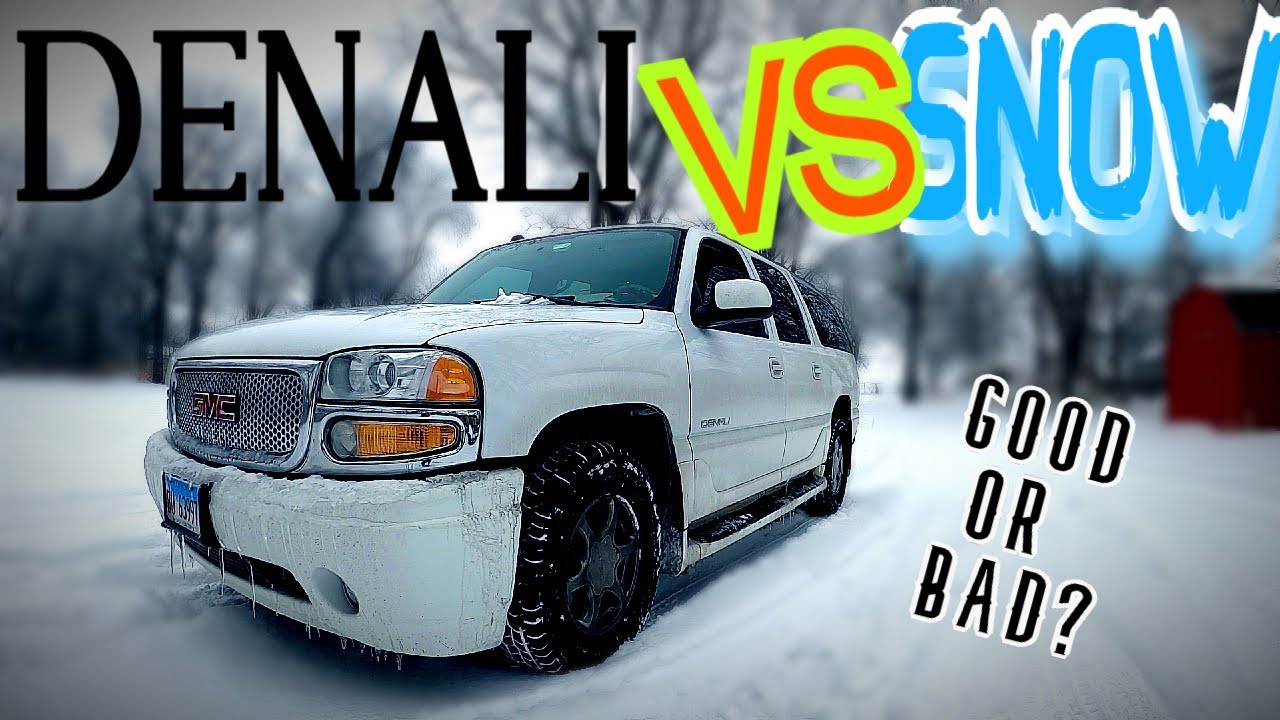 GMC Yukon XL Denali vs ICED over Heavy Snow