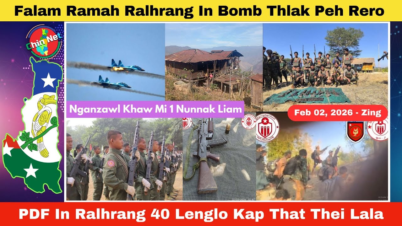 Feb 02 Zing: Falam Ramah Bomb Thlak Peh, Mi 1 Nunnak Liam. PDF In Ralhrang 40 Lenglo That Lala