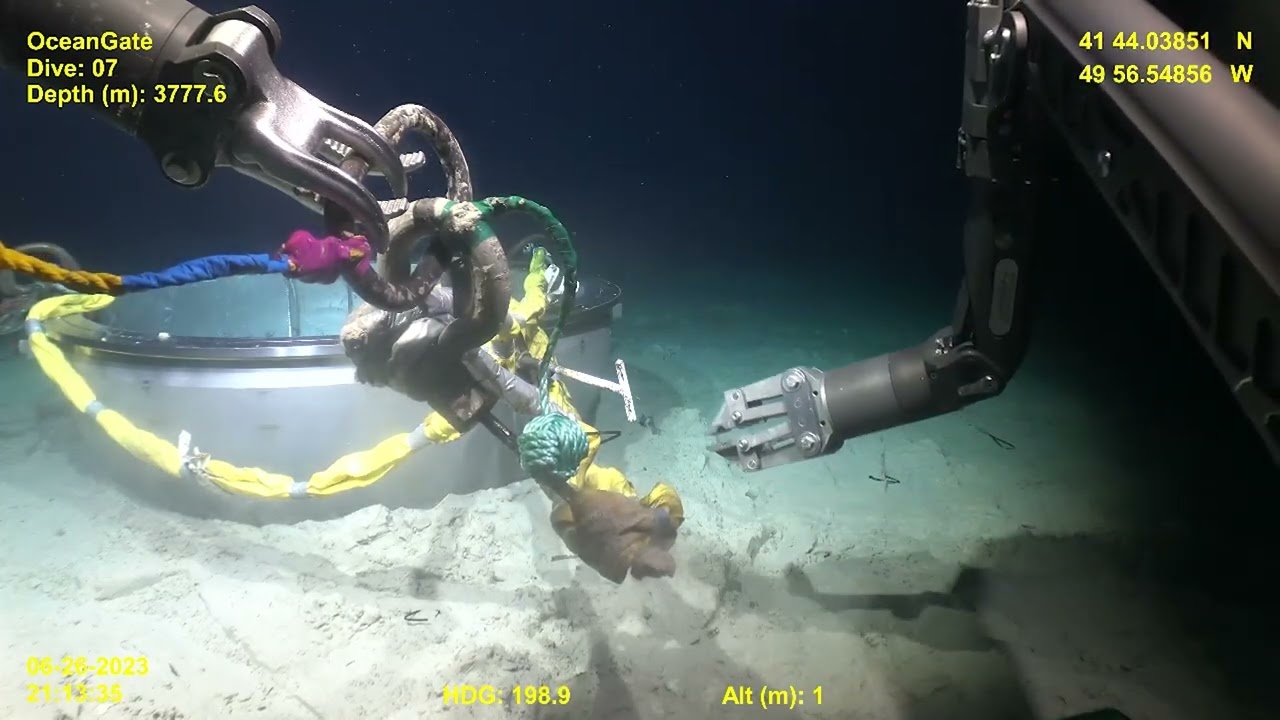 Coast Guard Marine Board of Investigation releases remotely operated vehicle footage from the Titan