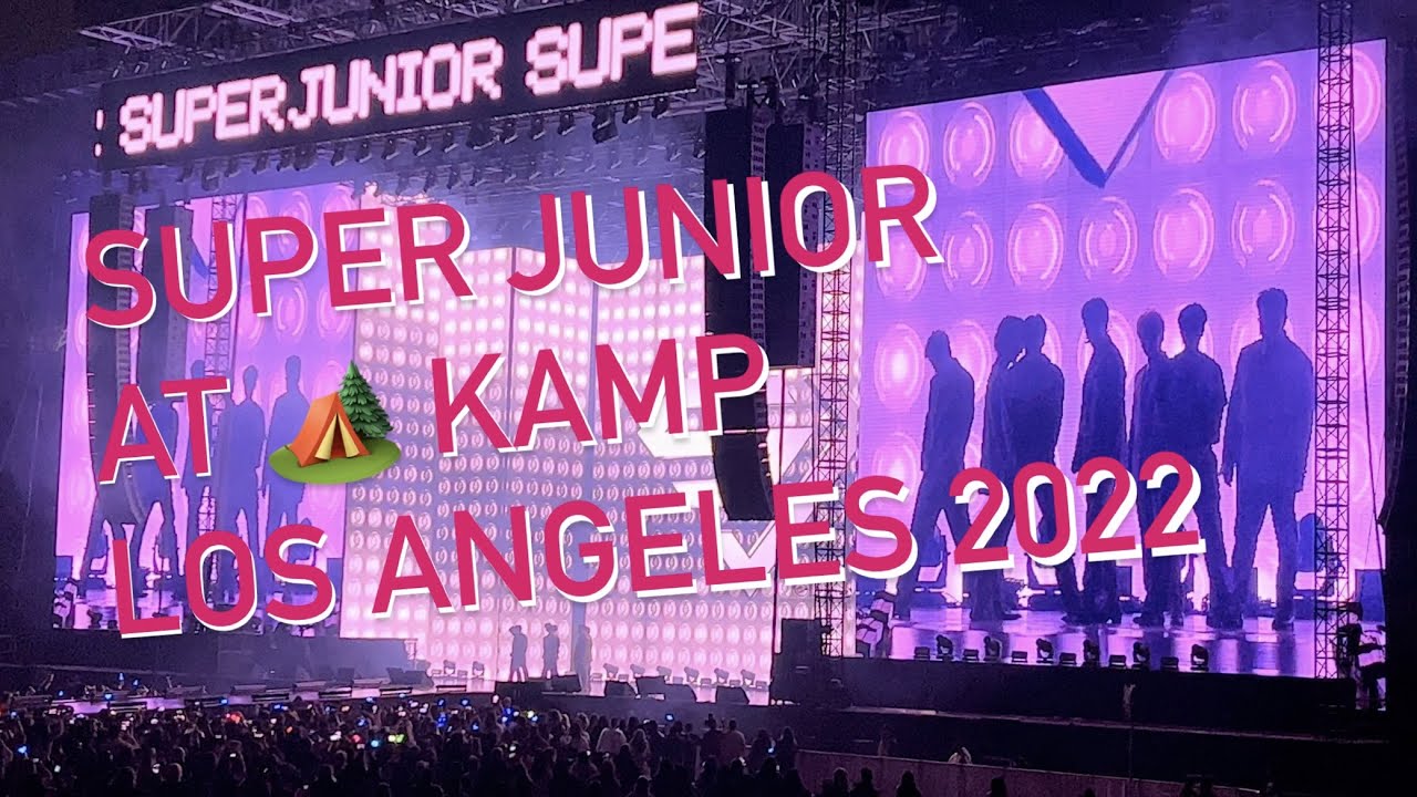 *4K* Super Junior KAMP LA Rose Bowl Stadium