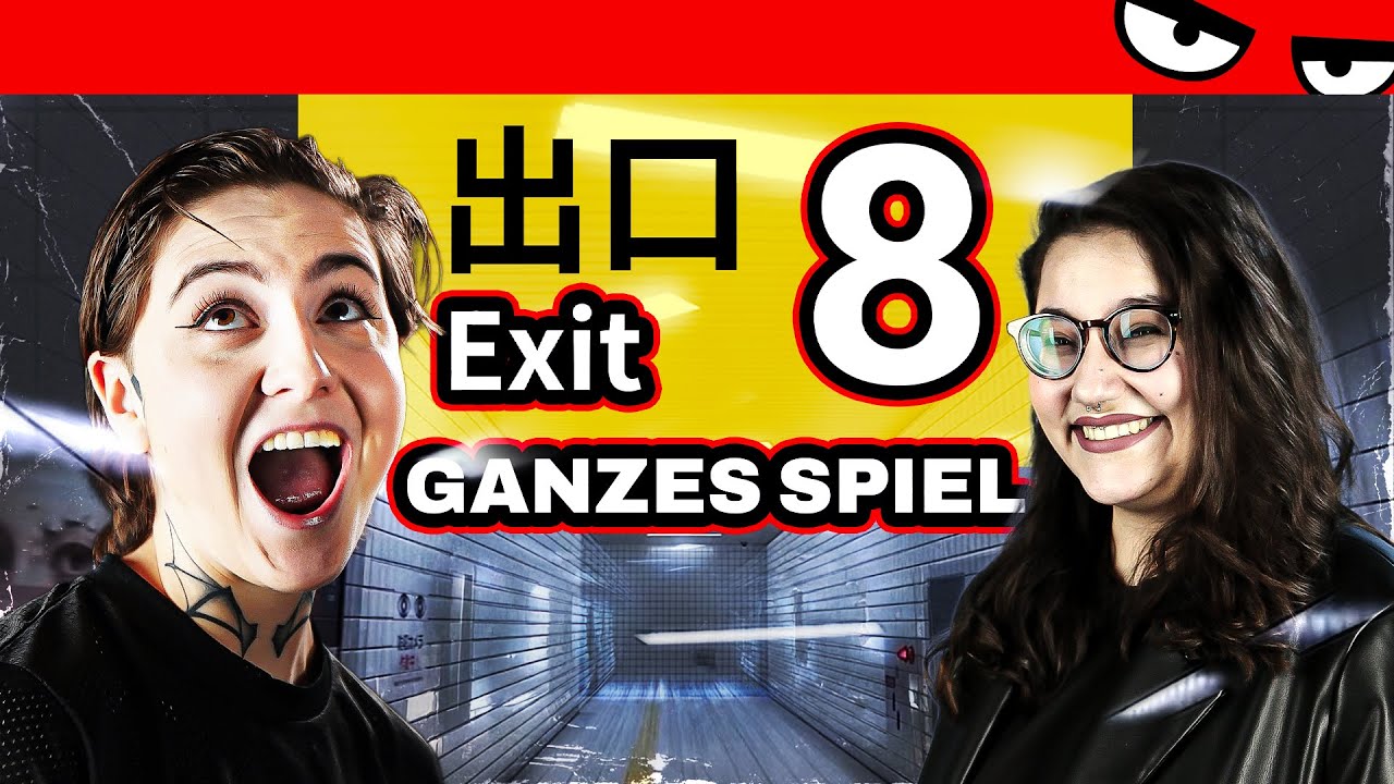 Horror- + Puzzler-Game = HAMMER | The Exit 8 mit Janina & Cen (Ganzes Spiel)