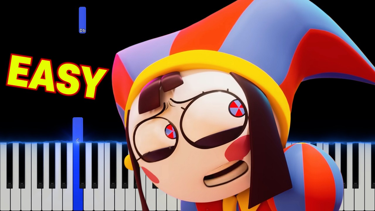 Character Quirks - The Amazing Digital Circus (Episode 3 & 4) | EASY Piano Tutorial + Sheet Link 🎵