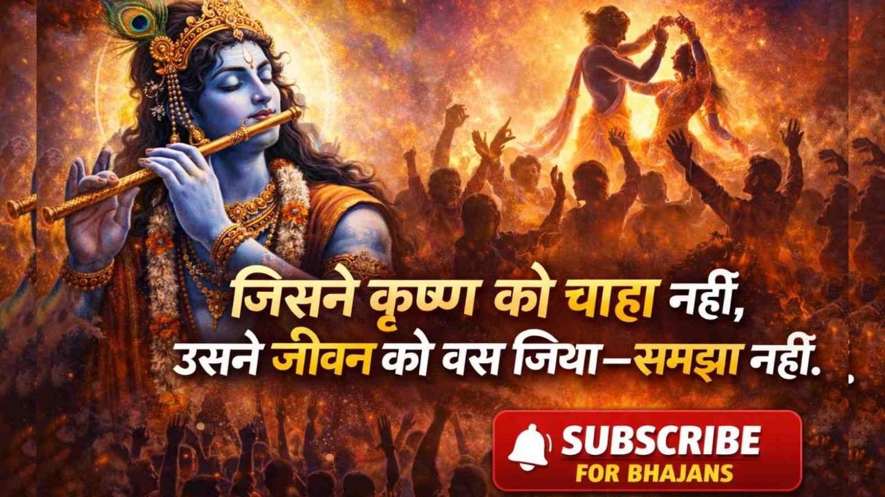 जिसने कृष्ण को चाहा नहीं | Deep Krishna Bhajan | Powerful Bhakti Song | Radhe Krishna