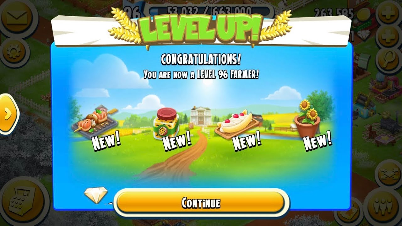 Hay Day Level Up 96 - Gameplay!🥳