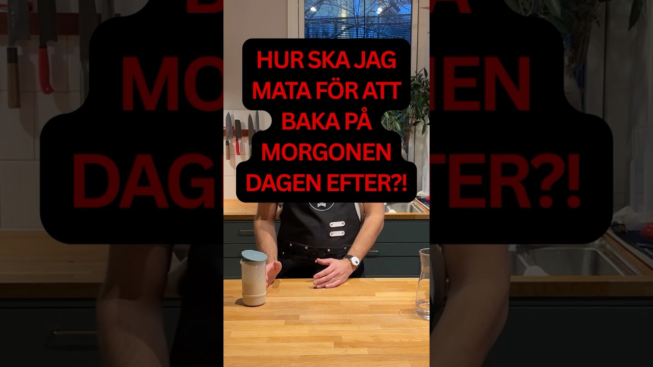 Baka surdeg på morgonen: Så tajmar du matningen ⏰