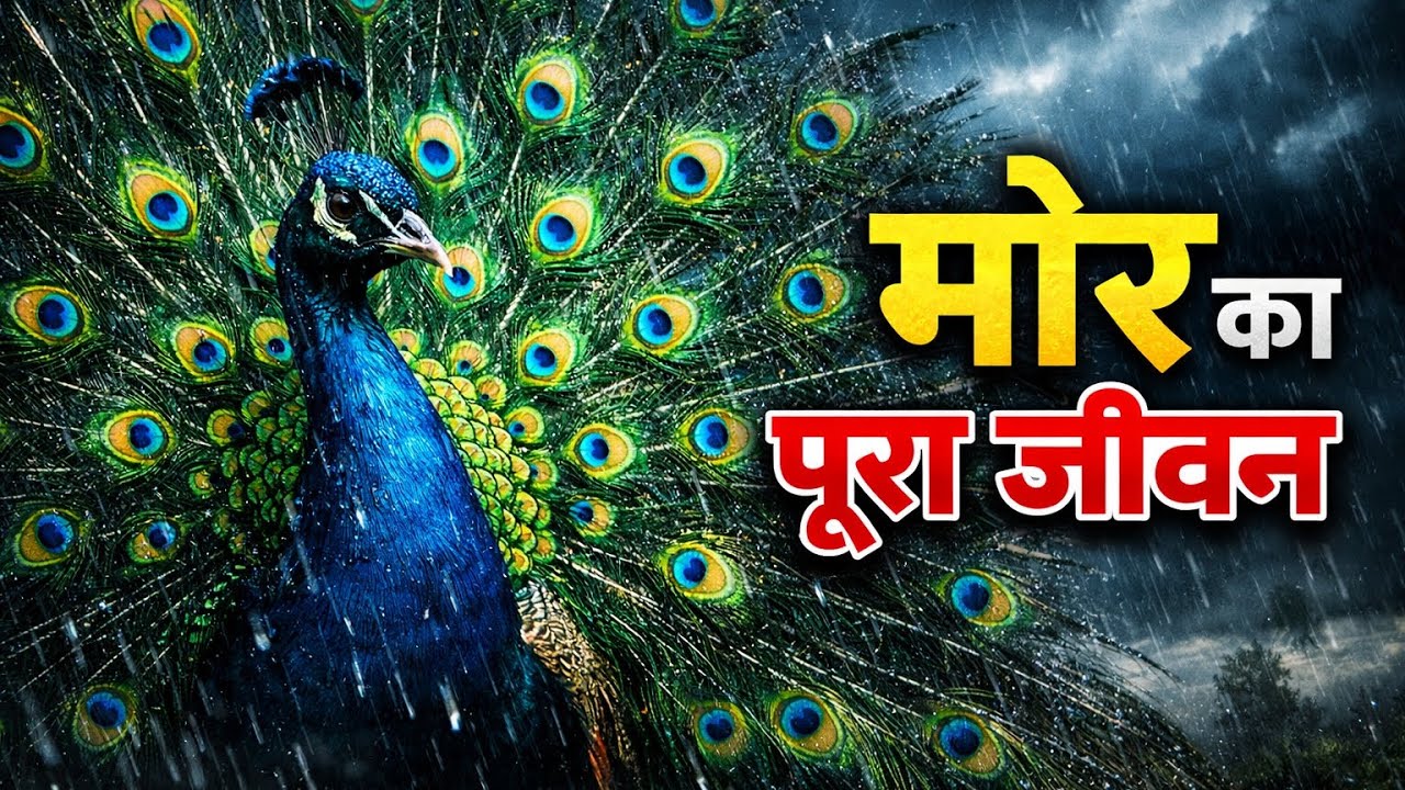 मोर का पूरा जीवन |🦚 जन्म से मृत्यु तक की अनसुनी कहानी | Peacock Life Documentary 