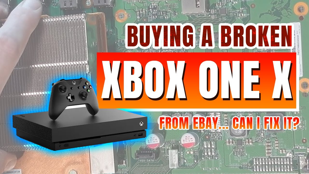 Сломанная Xbox One X за 50 фунтов стерлингов без дисплея... Могу ли я ее починить?