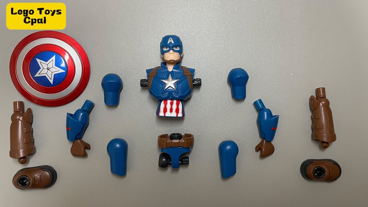 Lego Captain America | Steve Rogers | unofficial Lego