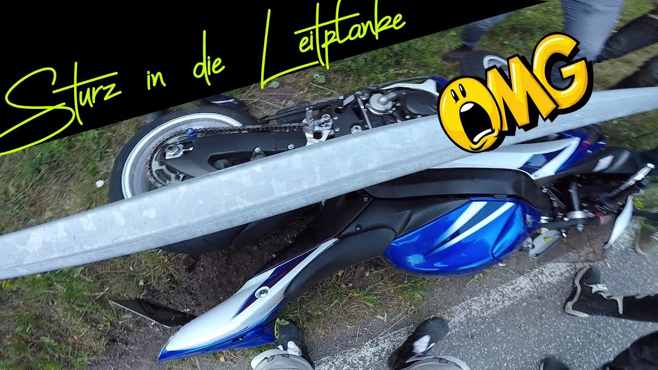 Feldberg Sturz in die Leitplanke Suzuki Gsx r