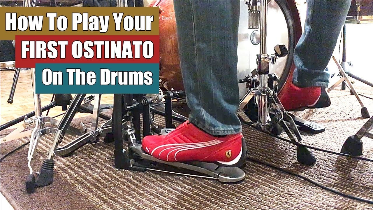 How to Play Your First Ostinato On The Drums (Beginner & Intermediate)