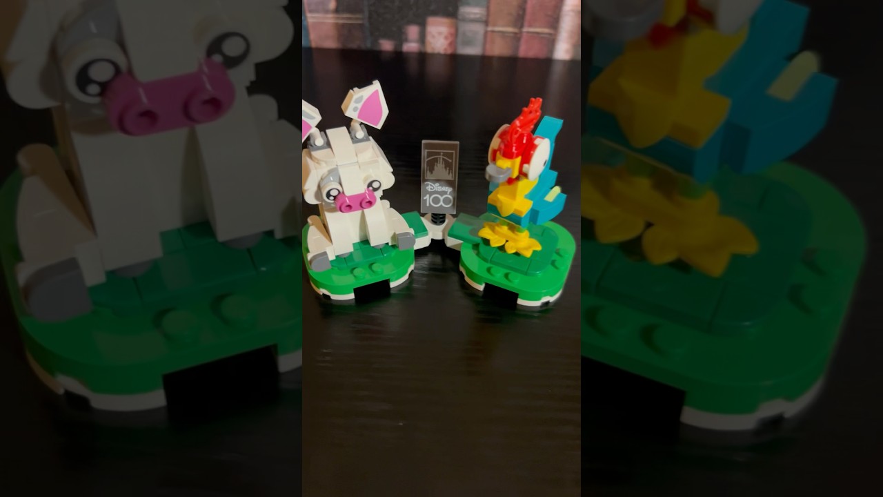 LEGO Disney Duos Pua and Hei Hei from Moana #legotube #moana #legobuild #heihei #pua #legodisney