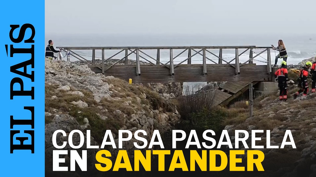ACCIDENTE | Una PASARELA costera colapsa y deja cinco fallecidos en SANTANDER