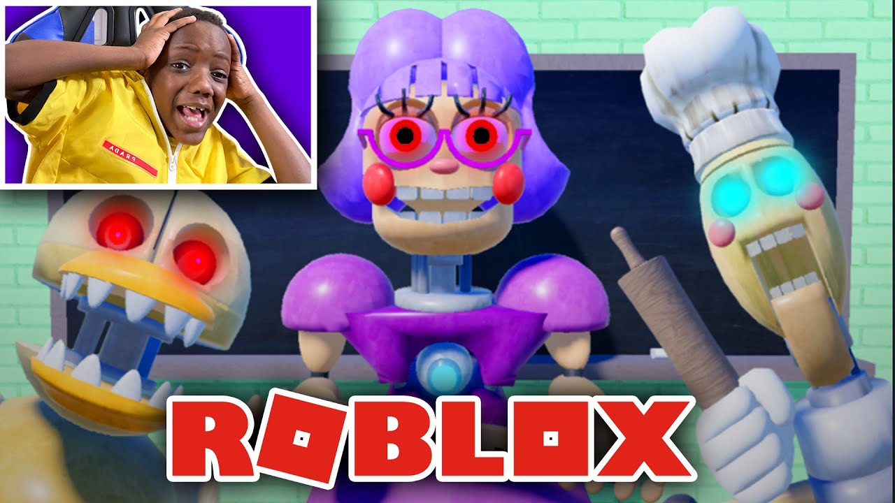 ROBLOX ESCAPE MISS ANI-TRON'S DETENTION... (Scary Obby)