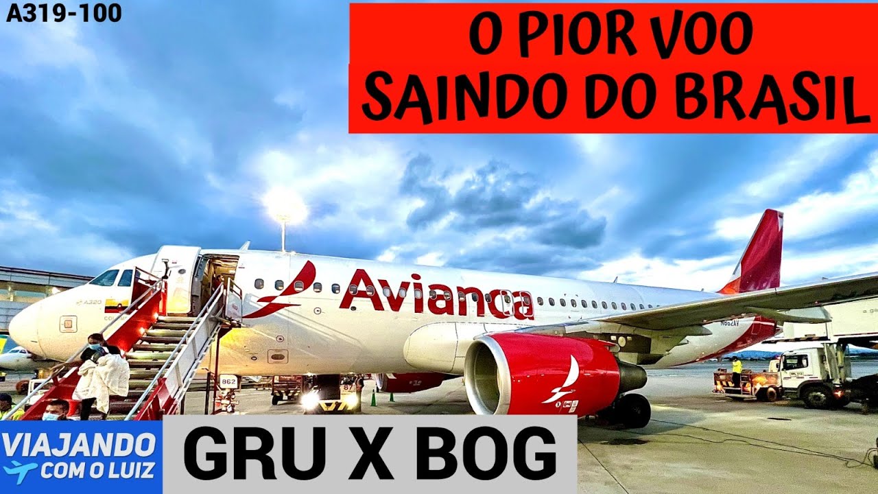 AVIANCA VOANDO DE SÃO PAULO PARA BOGOTÁ - A PIOR EXPERIÊNCIA EM VOO SAINDO DO BRASIL - A319