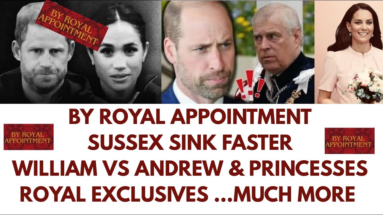 SUSSEX SINK FURTHER, ANDREW'S NEW SCANDAL & ROYAL APPOINTMENT #royal #princeharry #meghanmarkle