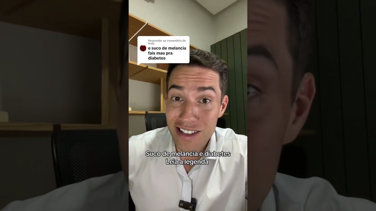 Melancia: pode no diabetes tipo 2? 🍉🩺 | Dr. Victor Miranda Responde