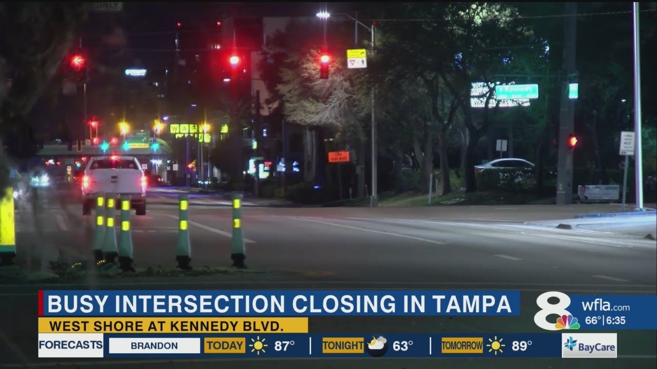 Busy Tampa intersection to close this weekend