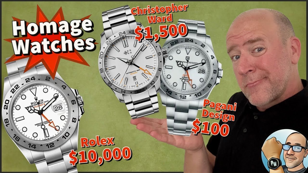 Что такое часы Homage? — Rolex стоит своих денег? Купили бы вы Christopher Ward? Pagani Design?