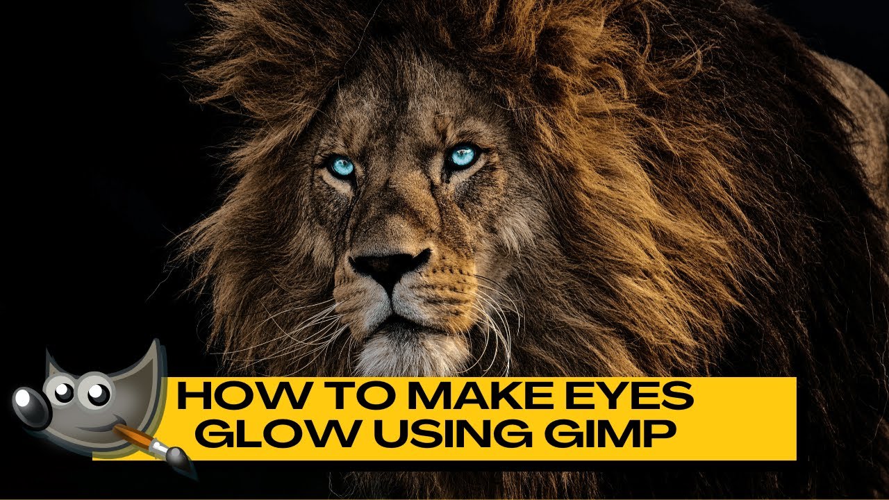 How to Make Glowing Eyes in GIMP (Eye-Glow Effect)