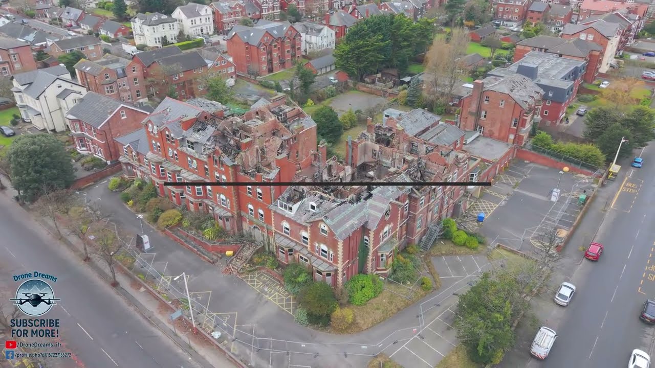 Hesketh Centre After the Fire — New Drone Footage Shows the Scale of Destruction