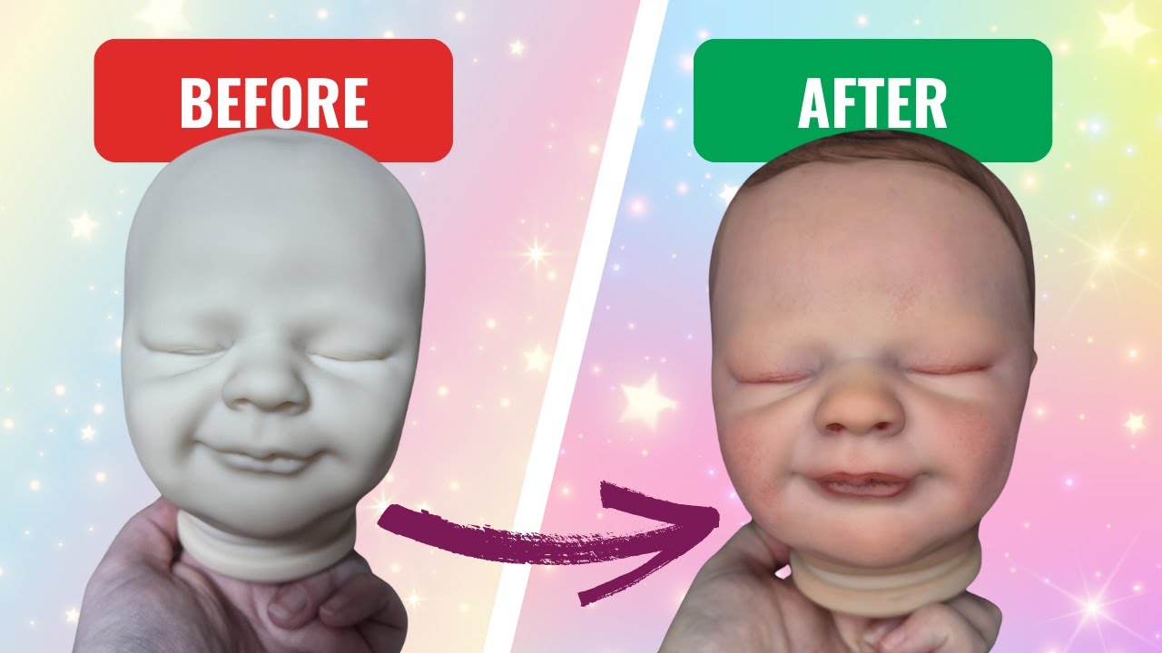 Making reborns COME TO LIFE with skin details! [Air Dry Paint Tutorial]