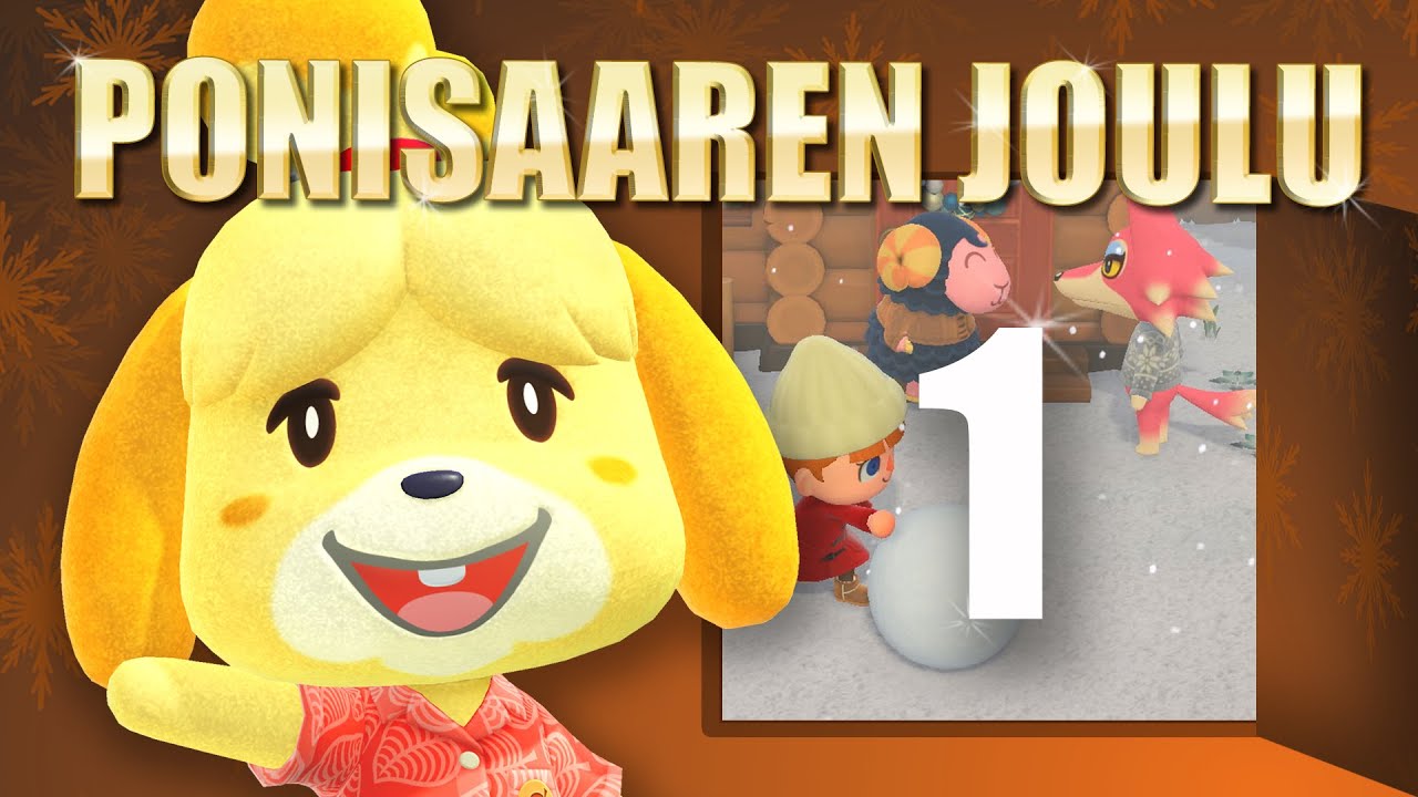 Ponisaaren joulu 1 - Animal Crossing Joulukalenteri