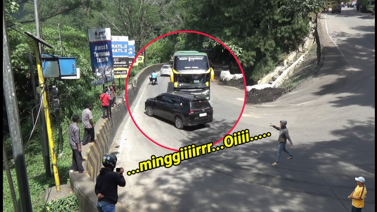MENEGANGKAN‼️Detik Detik Sopir Bus ALS Auto Ngamuk Kasih Paham Penerobos Di Sitinjau Lauik