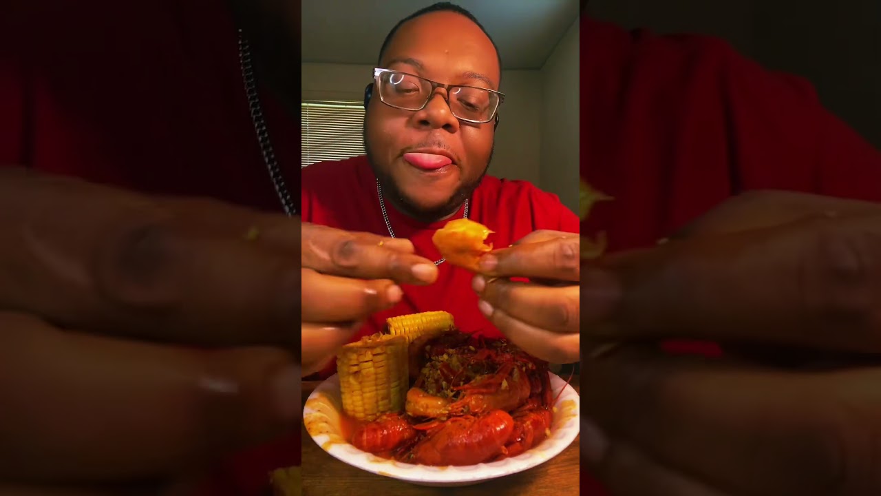 &ldquo;No Money Wasted&rdquo; #Mukbang #Seafood #Eating #Crawfish #eating #Spicy #JuicyCrab #Doordash