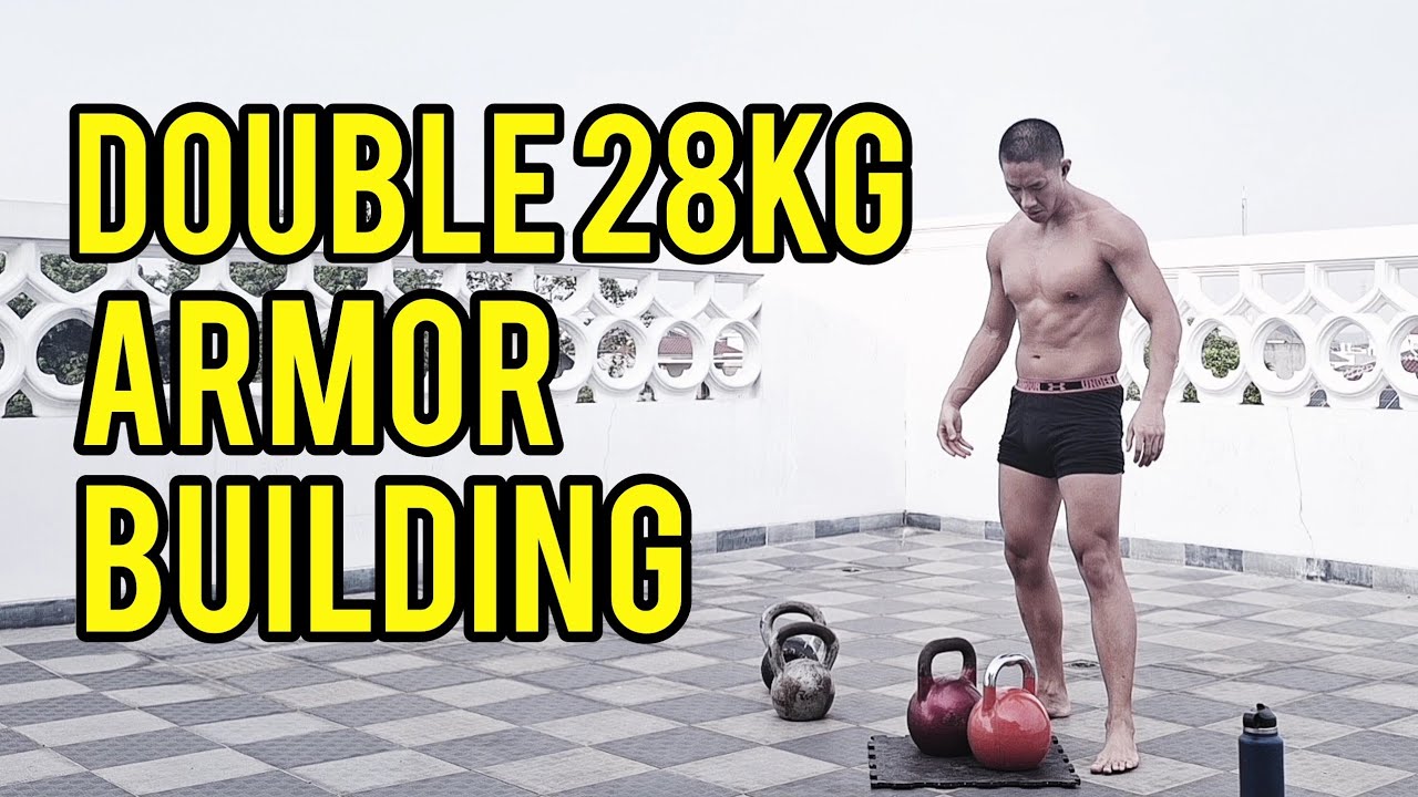 Double 28KG Kettlebells | 20 Minute Follow Along Workout | Armor Building Complex